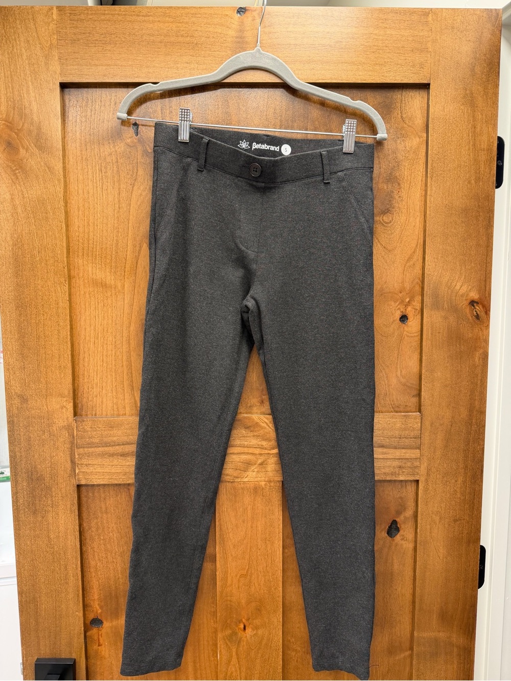 Betabrand women’s Charcoal Dress Pants